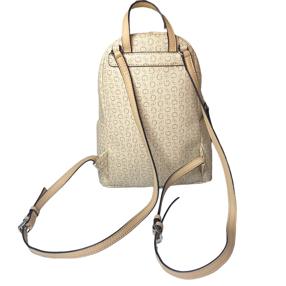 Guess Beige Small Backpack - Picture 3 of 9